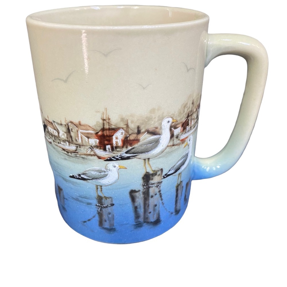 Vintage Otagiri Ocean Themed Coffee Mug